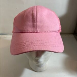 BNWT Silver Icing‎ pony cap women’s pink adjustable ponytail SnapBack cap hat